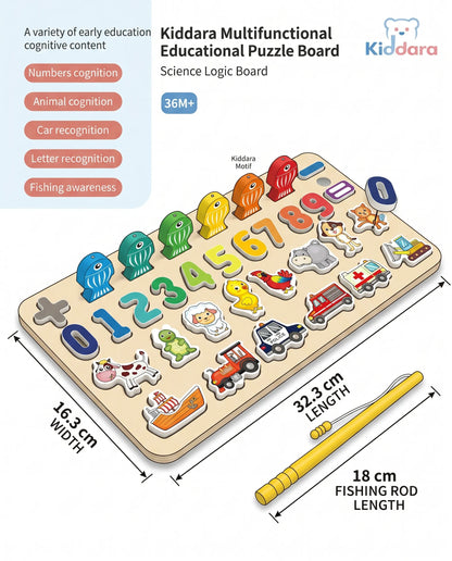 Science Logic Board with Fishing Game