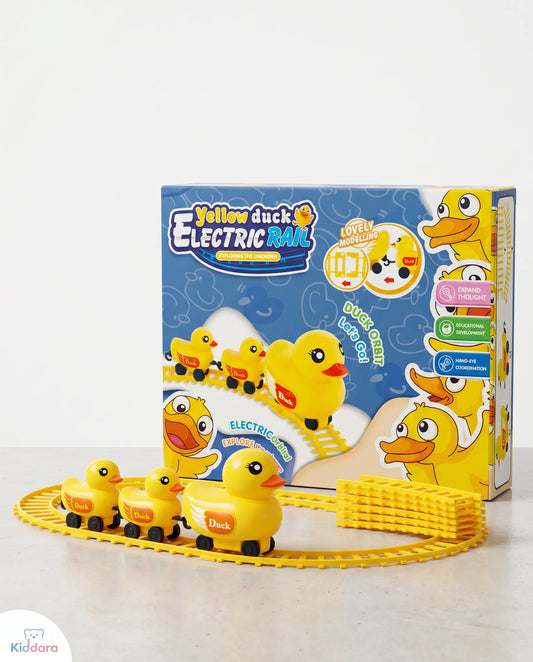 Yellow Duck Electric Rail Toy
