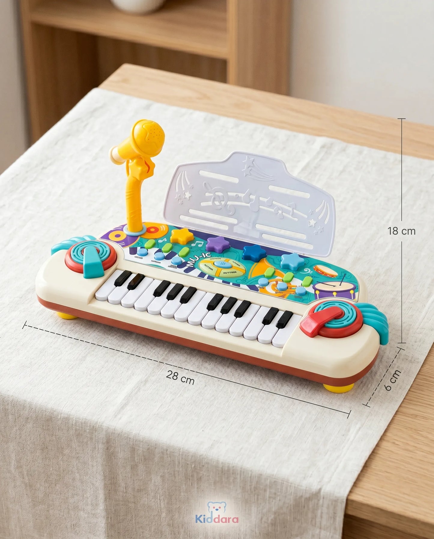 Kids Musical Piano with Microphone