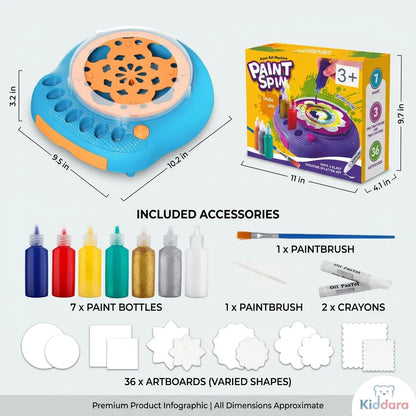Paint Spin Art Machine