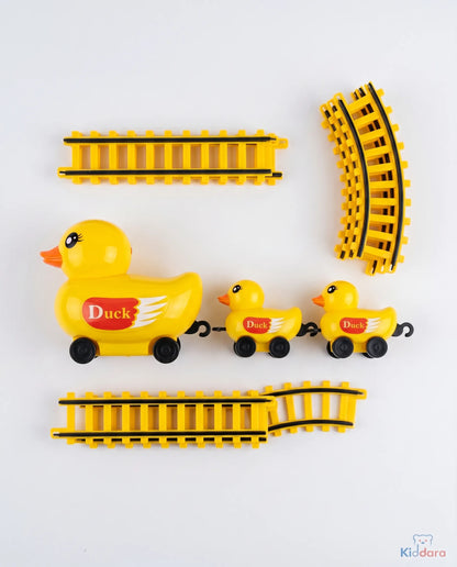 Yellow Duck Electric Rail Toy