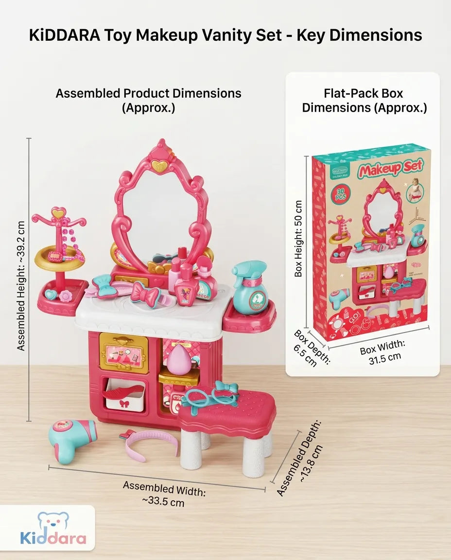 Kids Makeup Vanity Set