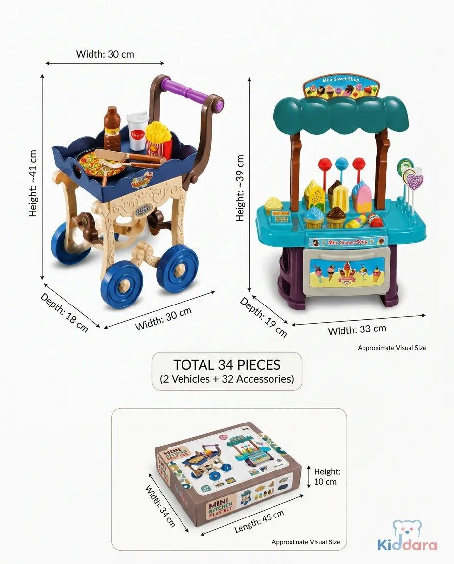 Mini Kitchen Play Set (Ice Cream)