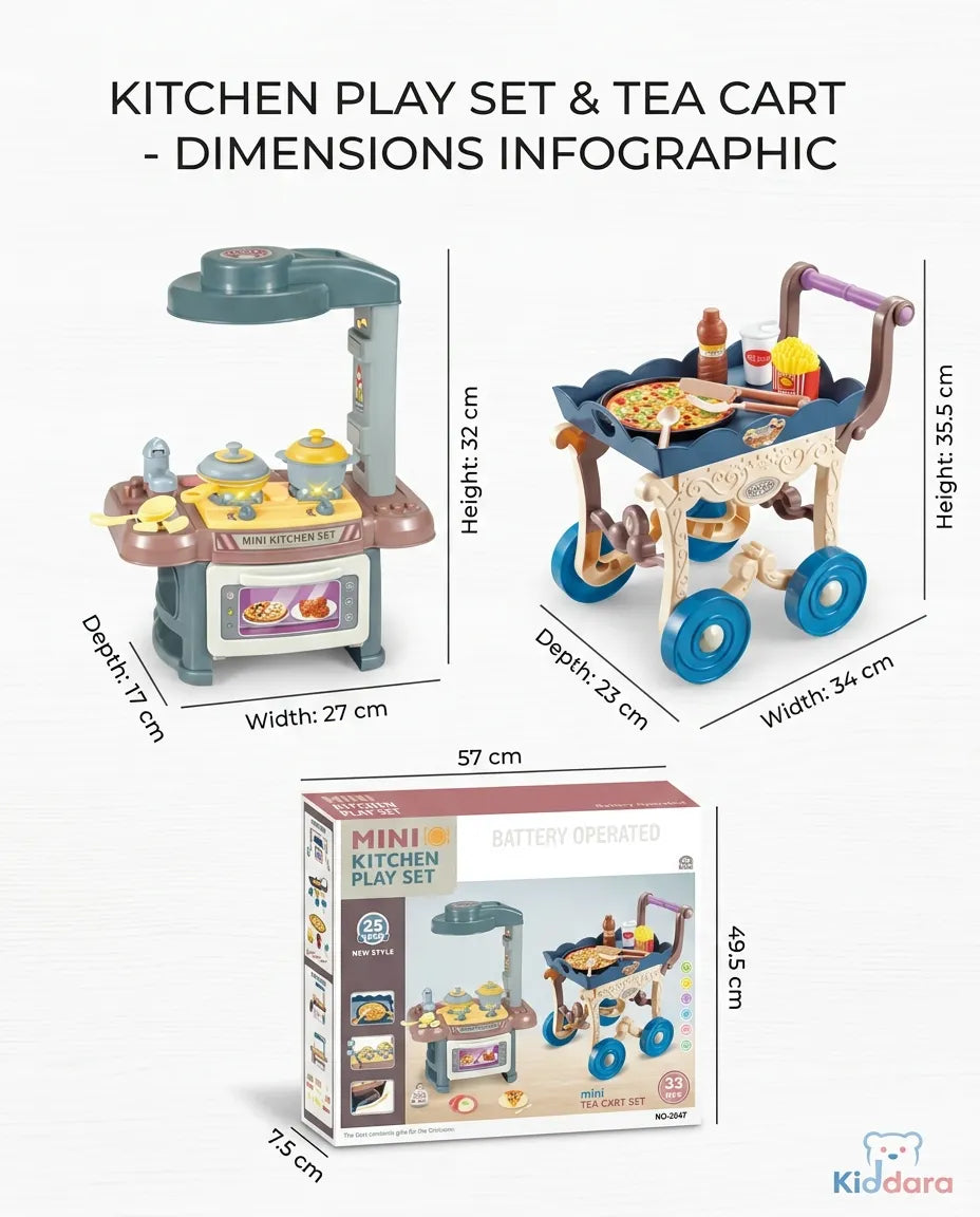 Mini Kitchen Play Set (Cooker)
