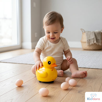 Duck Laying Eggs