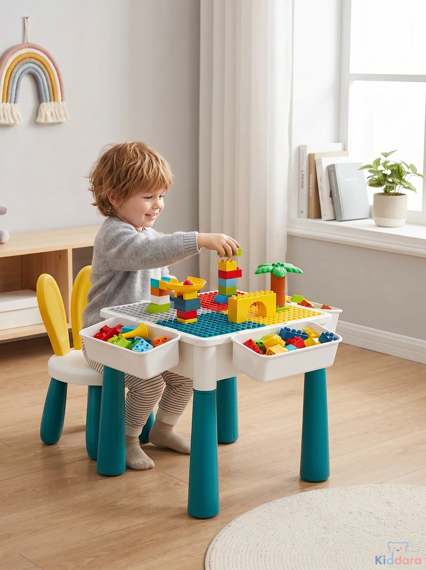 Kids Building Blocks Table