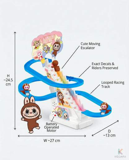 Funny Slide Cartoon Characters