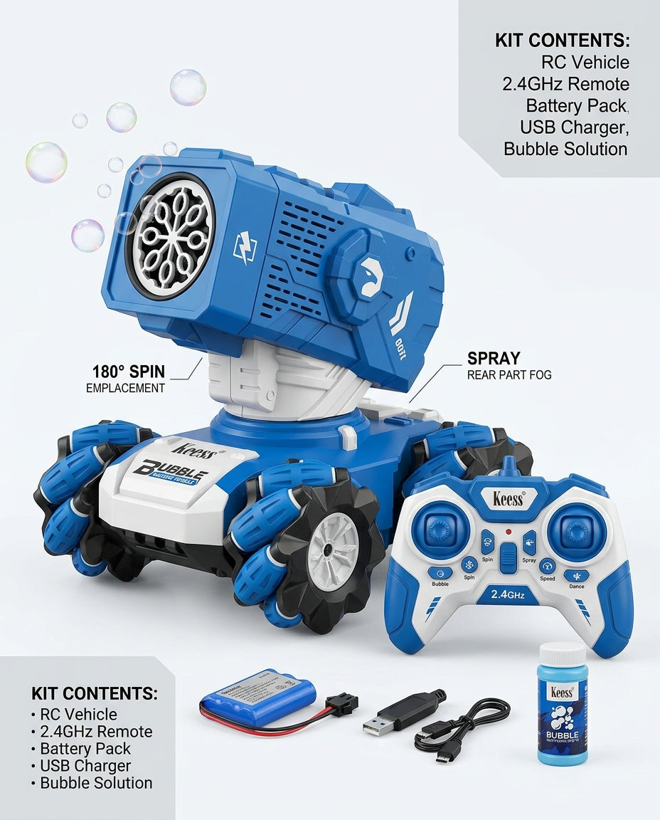 Bubble Machine Car