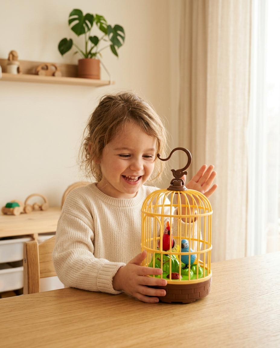 Pretty Bird Musical Cage