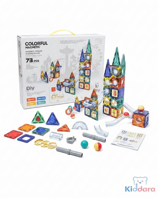 Colourful Magnetic Diy set 73 Pcs