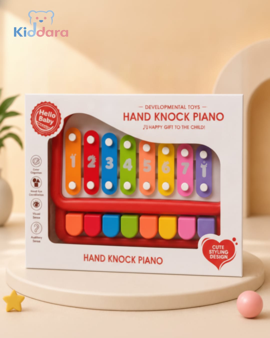 2-in-1 Xylophone & Piano