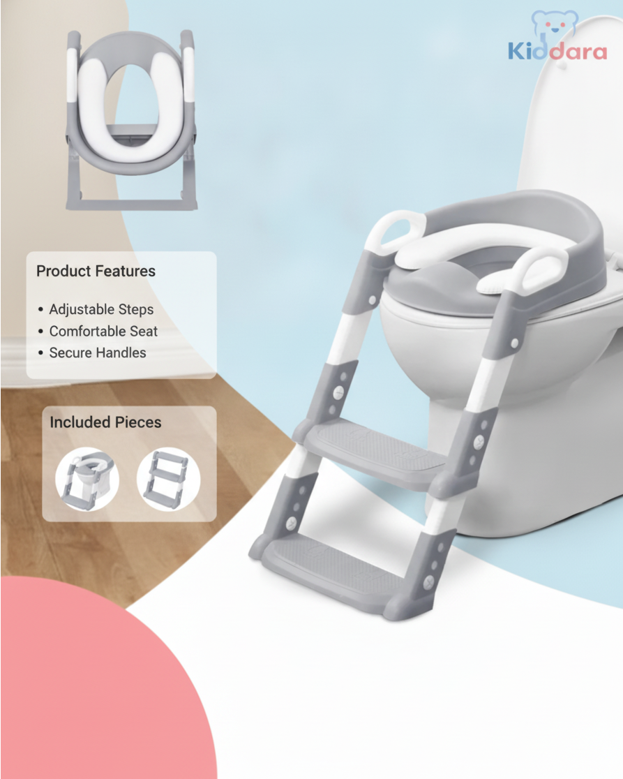 Kids potty Training Seat with Ladder