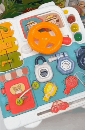 Puzzle Busy Book Activity Board