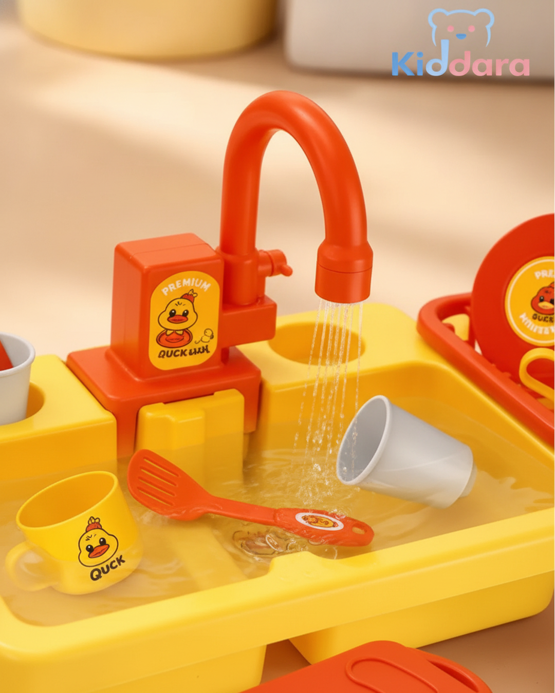 19PCS Kitchen Toy with Running Water