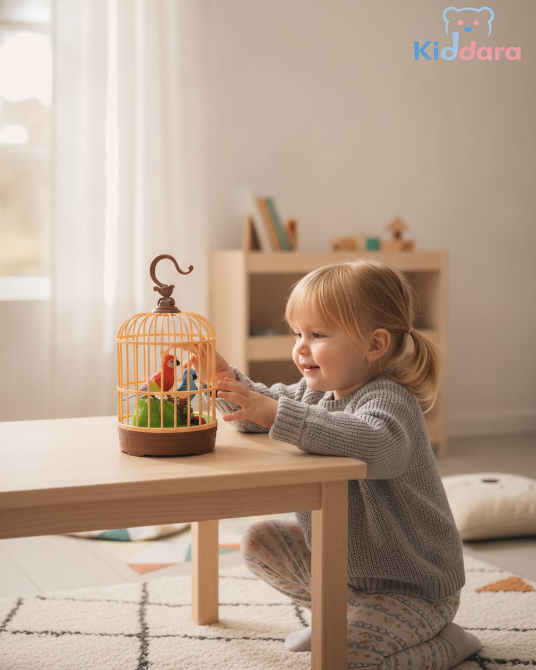 Pretty Bird Musical Cage