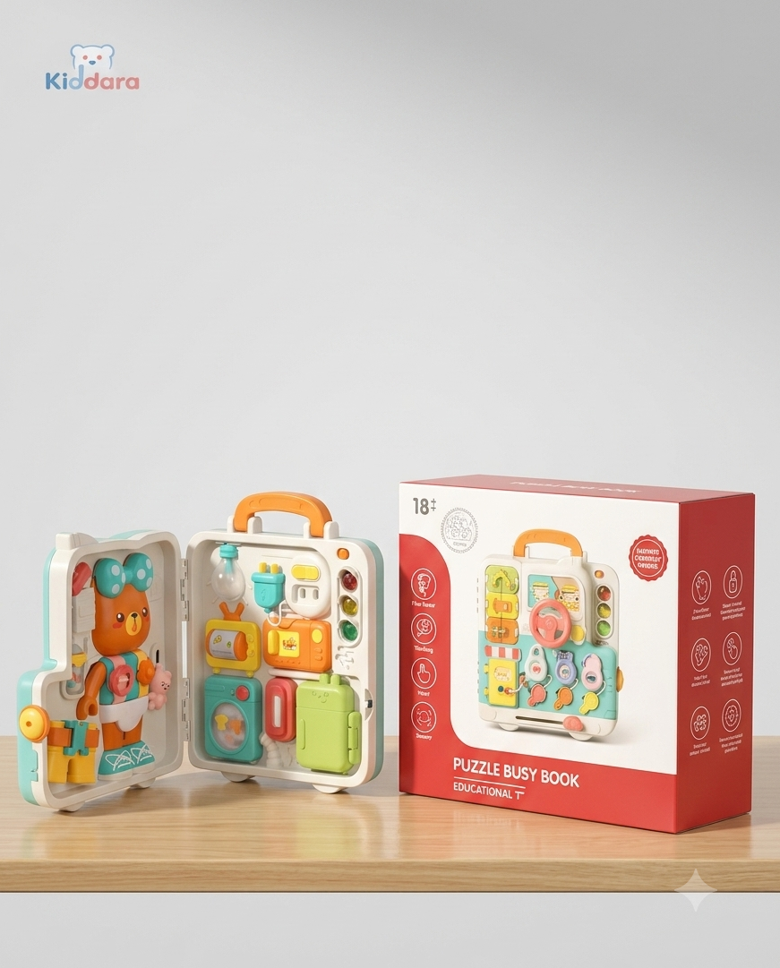 Puzzle Busy Book Activity Board