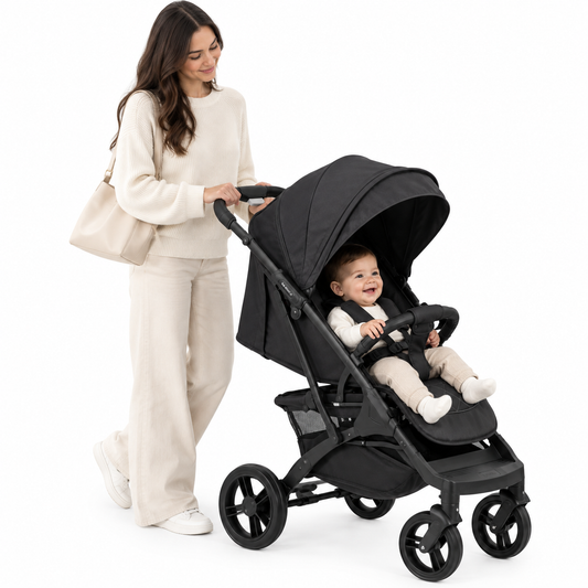 Lightweight Travel Stroller with Trolley Handle
