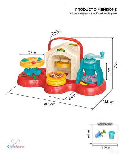 Pizza Chef Play Dough Set