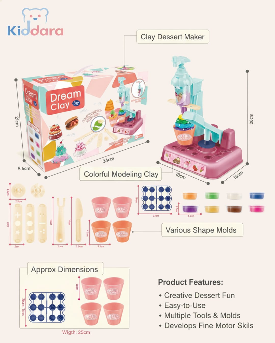 Color Clay DIY Ice Cream