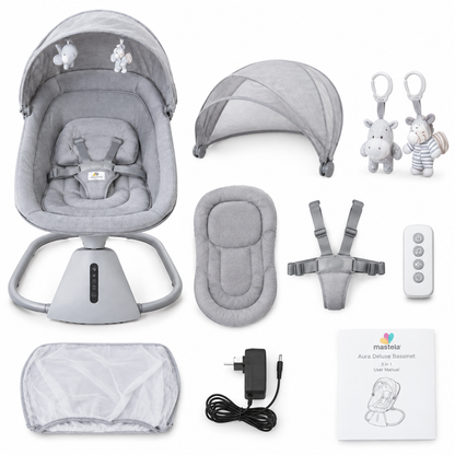 Mastela 3 in 1 Aura Deluxe Bassinet