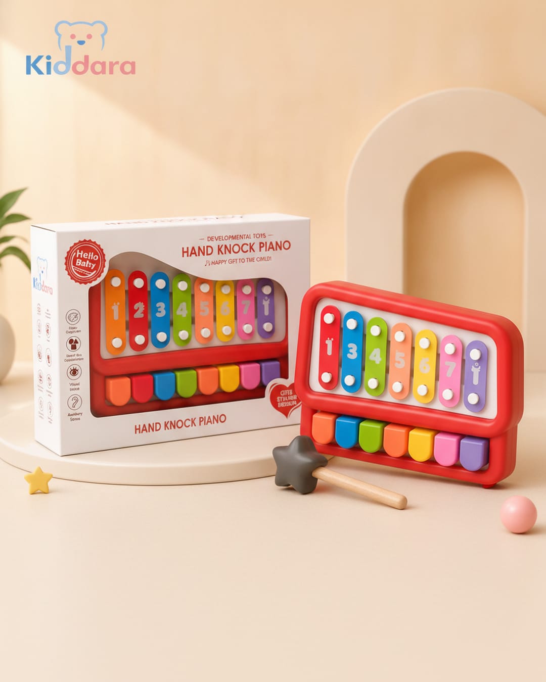 2-in-1 Xylophone & Piano