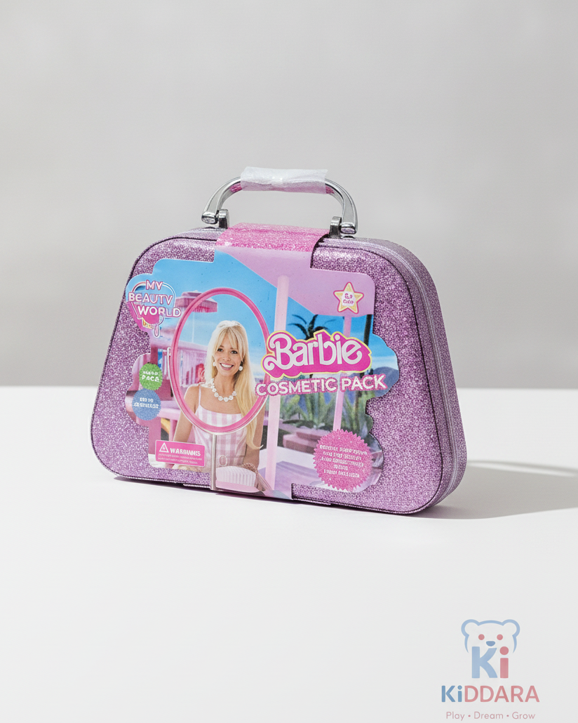 Kids Beauty Makeup Case Set with Mirror & Accessories