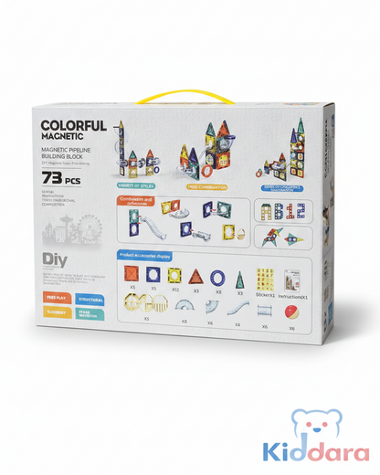 Colourful Magnetic Diy set 73 Pcs