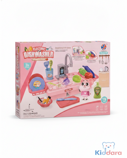 19PCS Kitchen Toy with Running Water