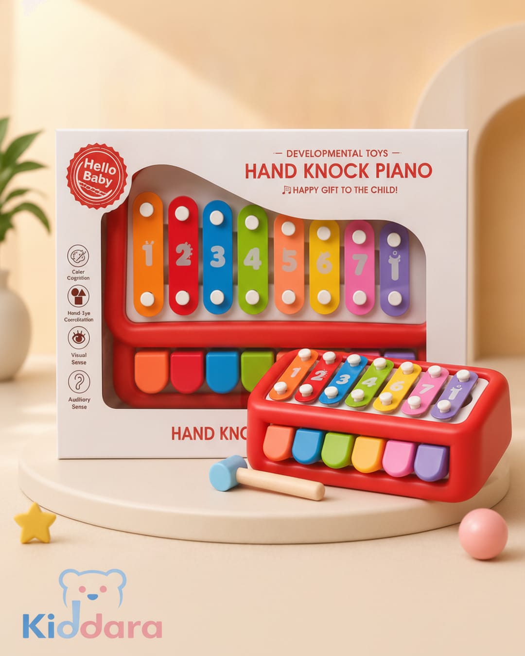 2-in-1 Xylophone & Piano