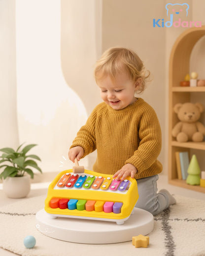 2-in-1 Xylophone & Piano